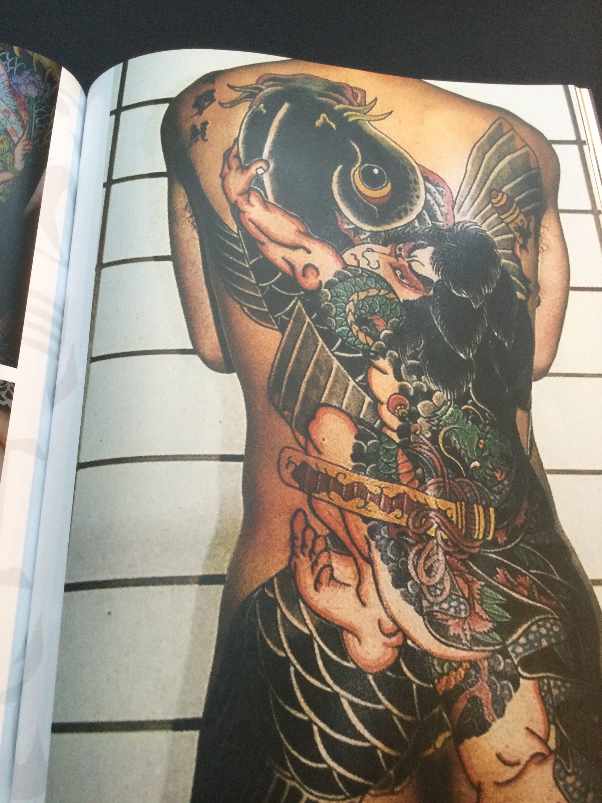 A full page picture depicting the warrior from Japan called Tanmeijiro Genshogo