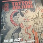 Part Painting of a Japanese warrior on Tattoo Kulture Magazine cover